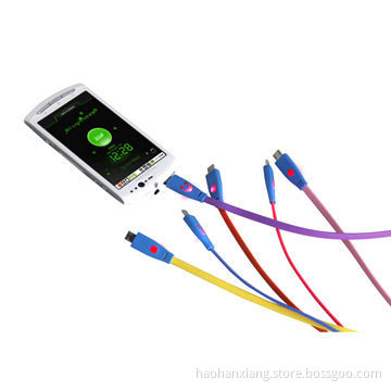 Lighting Flat Smile Micro Female USB to RCA Cable with Wholesale Price
